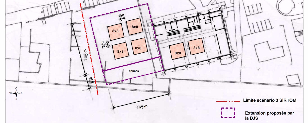 plan extension du Dojo